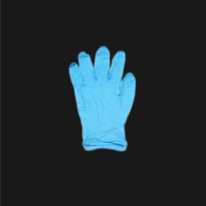 藍色無粉膠手套